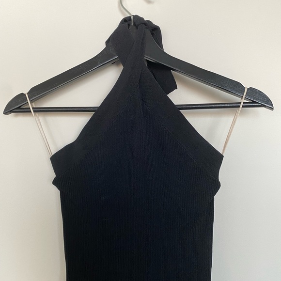 Aritizia Cayenne Halter Dress in Black - Picture 7 of 9